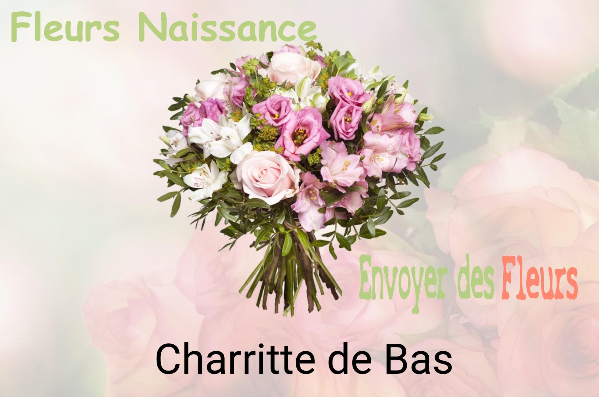 Bouquet de fleurs de naissance livré à Charritte-de-Bas